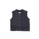 French Terry Patch Pocket Vest Top Pehr Canada Ink Blue 0 - 6 mos. 