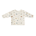 Pehr-Dropped Shoulder Long Sleeve Toddler Top-Rush Hour-1
