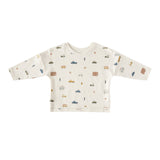Pehr-Dropped Shoulder Long Sleeve Toddler Top-Rush Hour-1