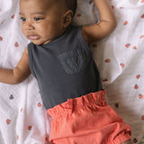Pehr-Garment Dye Bloomer Short-Tomato-4