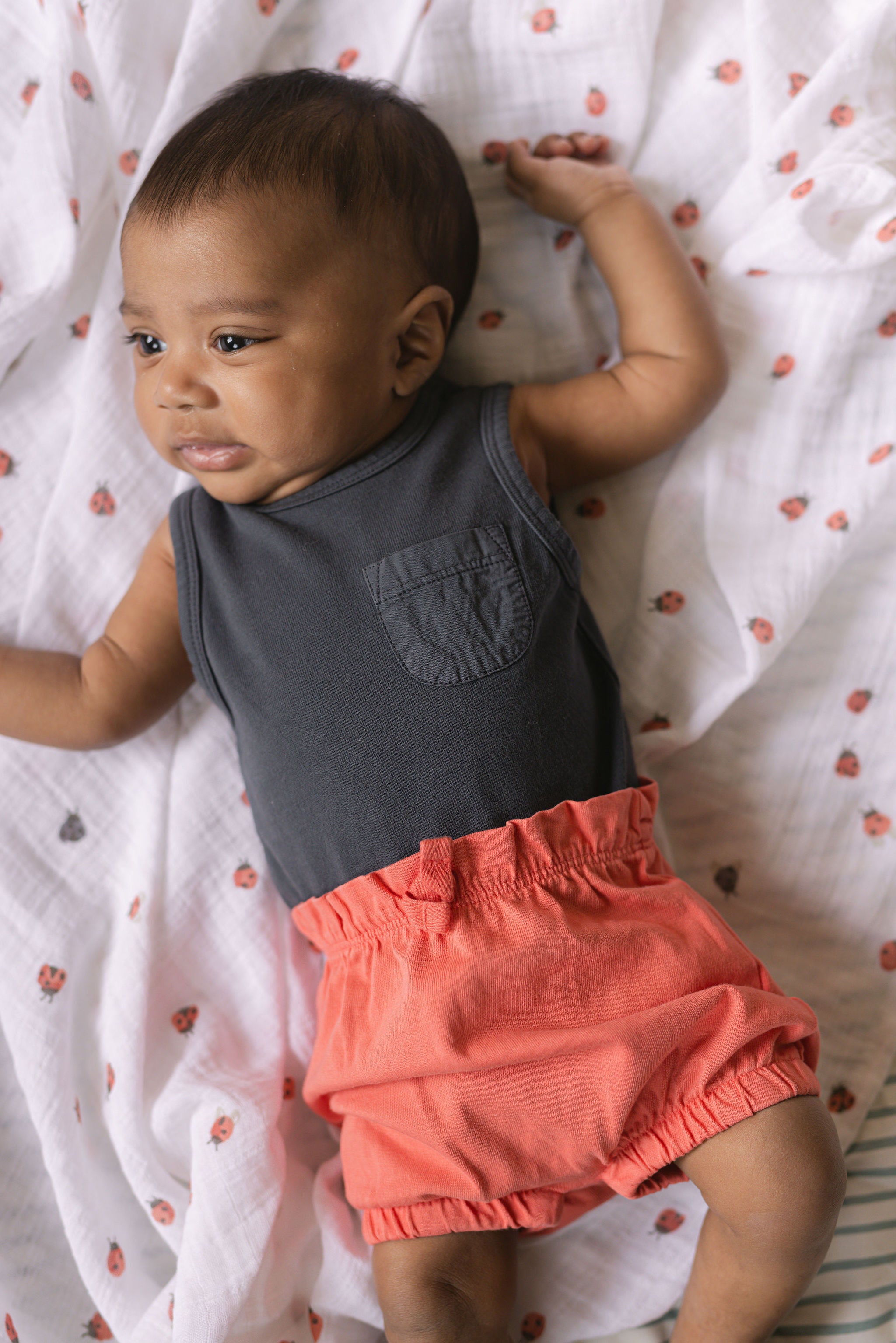 Pehr-Garment Dye Bloomer Short-Tomato-4