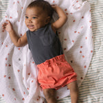 Pehr-Garment Dye Bloomer Short-Tomato-3