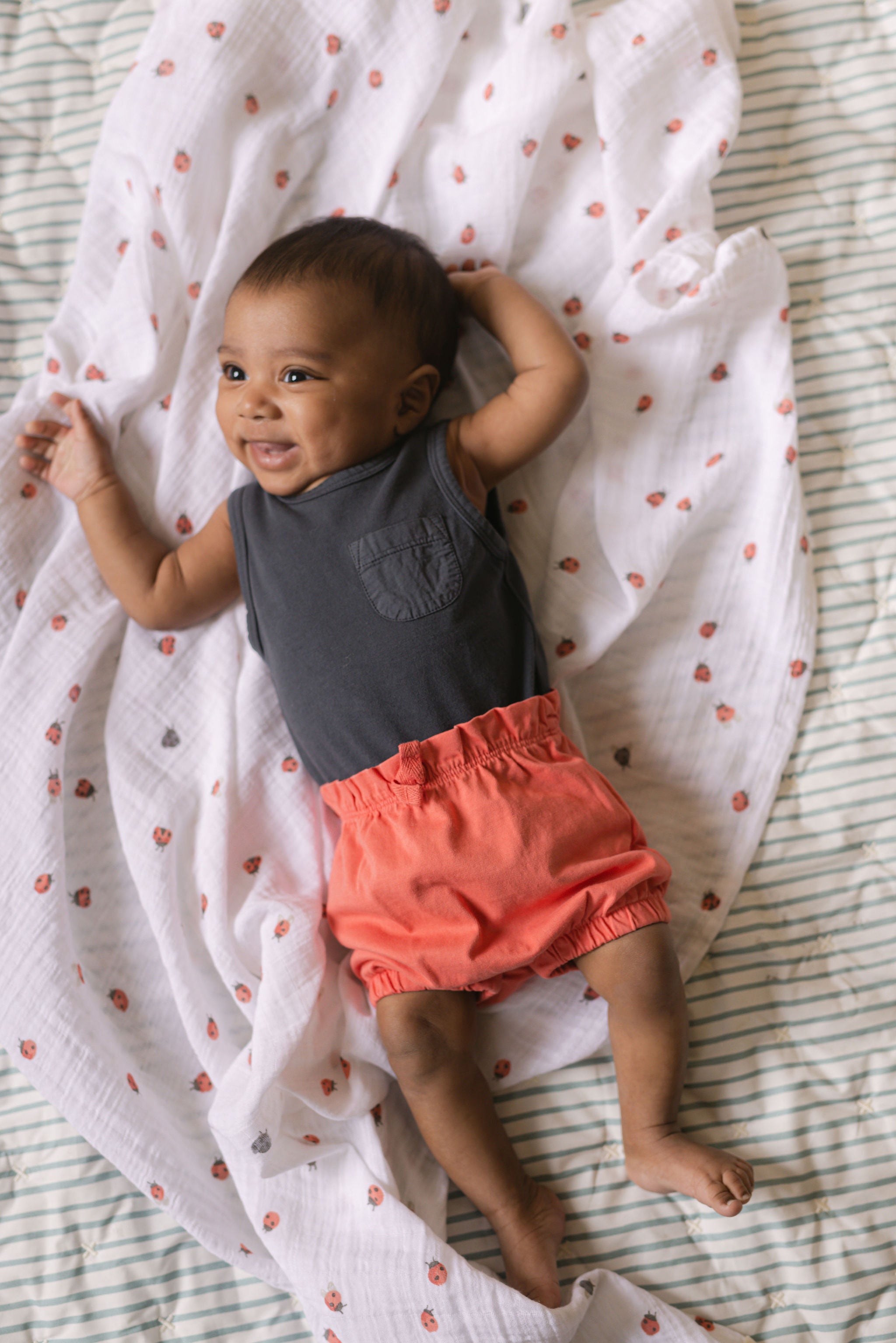Pehr-Garment Dye Bloomer Short-Tomato-3