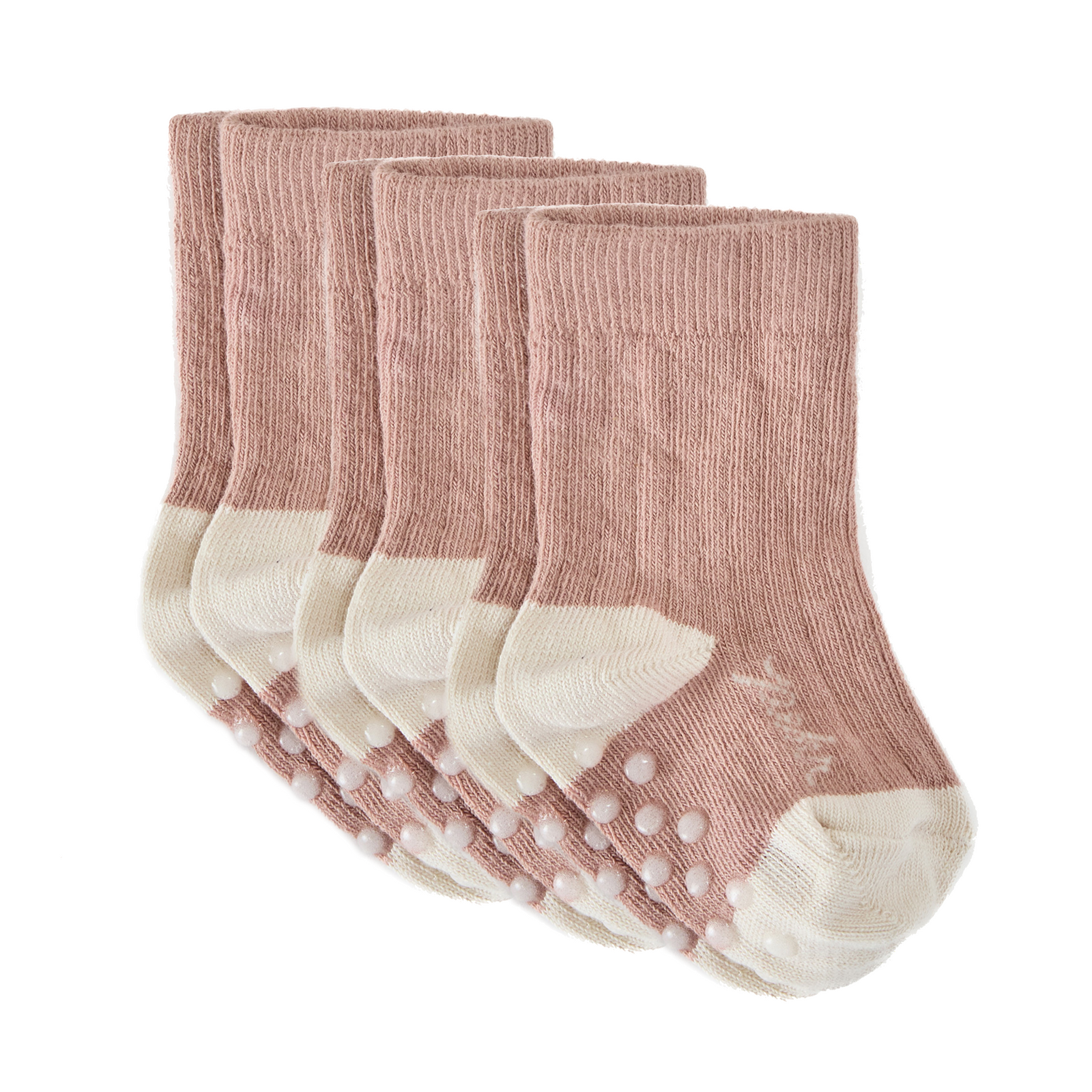 Crew Socks with Grips 3 - Pack 3-Piece Set Pehr Canada Blossom Set 0 - 6 mos. 