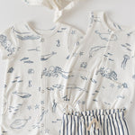 Short Sleeve Romper Romper Pehr   