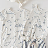 Short Sleeve Romper Romper Pehr   