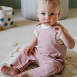 Pehr-French Terry Overalls-Soft Peony-5