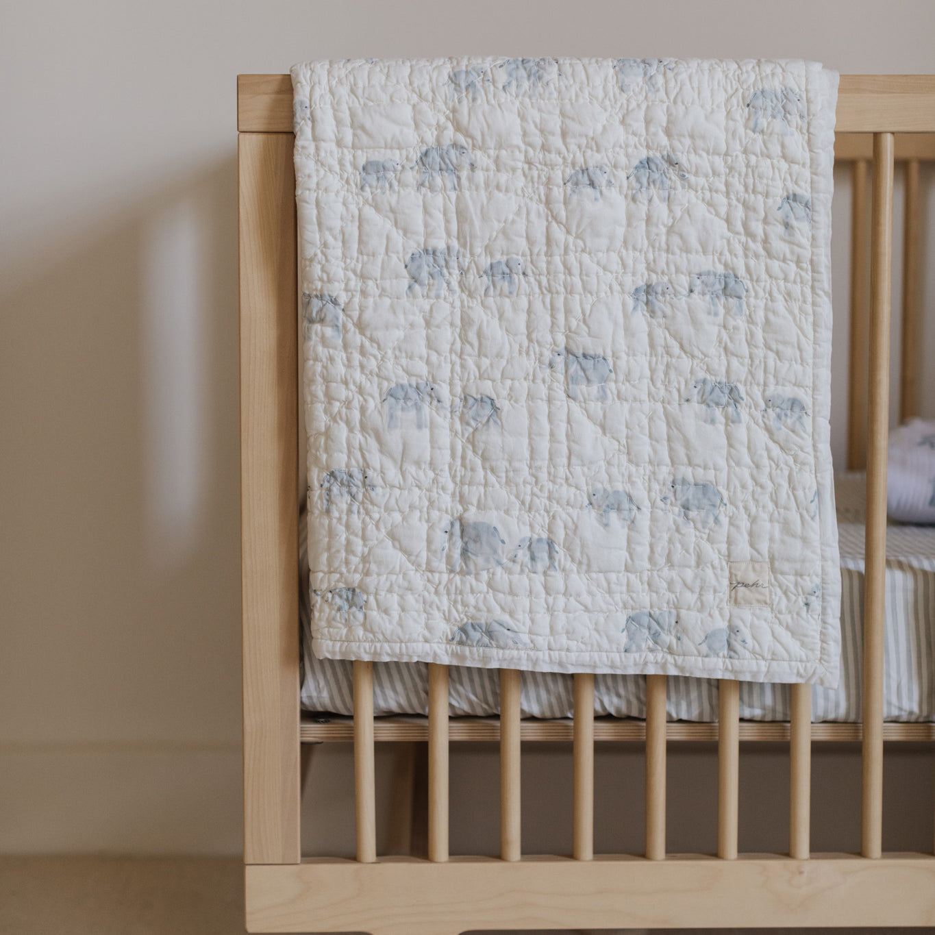 Pehr-Follow Me Elephant Blanket-Follow me Elephant-2