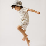 Short Sleeve Romper Romper Pehr   