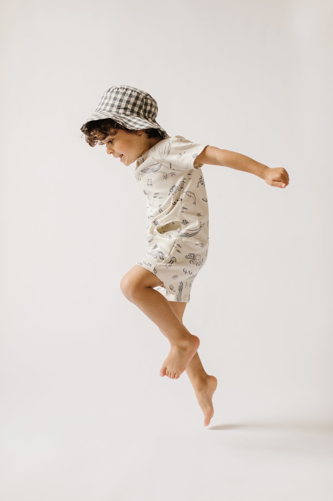 Short Sleeve Romper Romper Pehr   