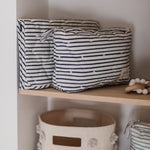 Pehr-On The Go Pouch-Stripes Away Ink Blue Medium-2