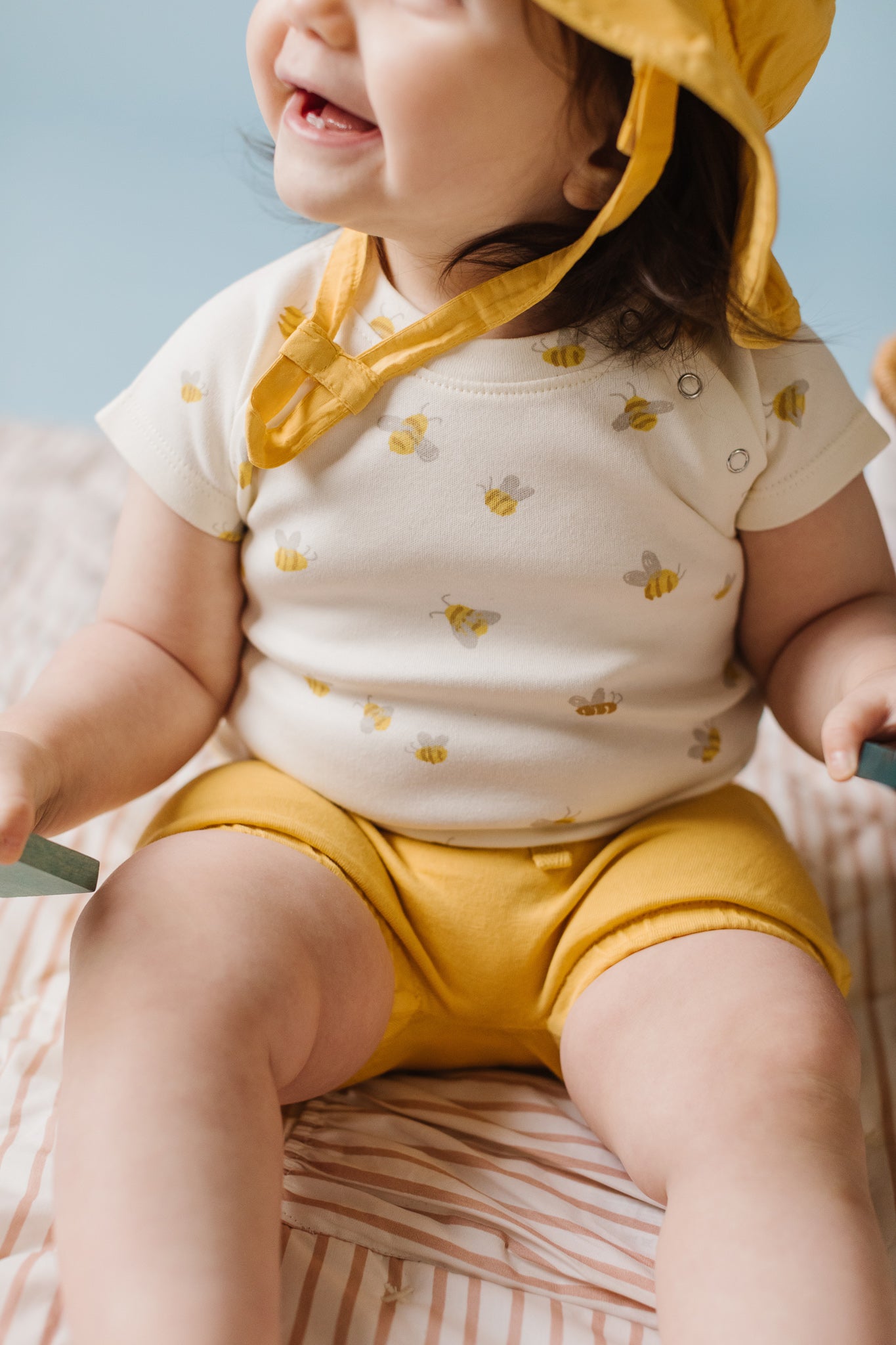 Pehr-Garment Dye Bloomer Short-Soft Marigold-2