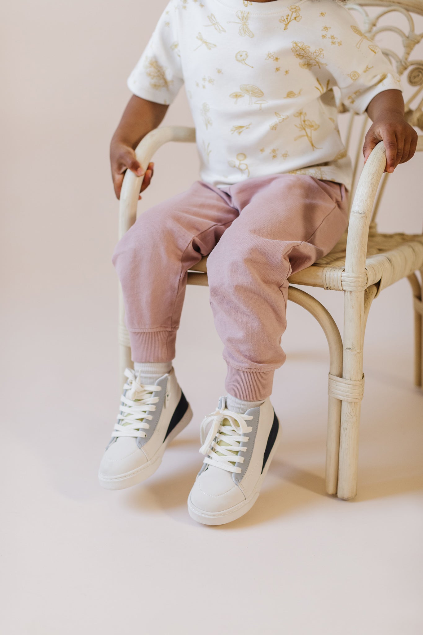 Pehr-French Terry Jogger-Soft Peony-3
