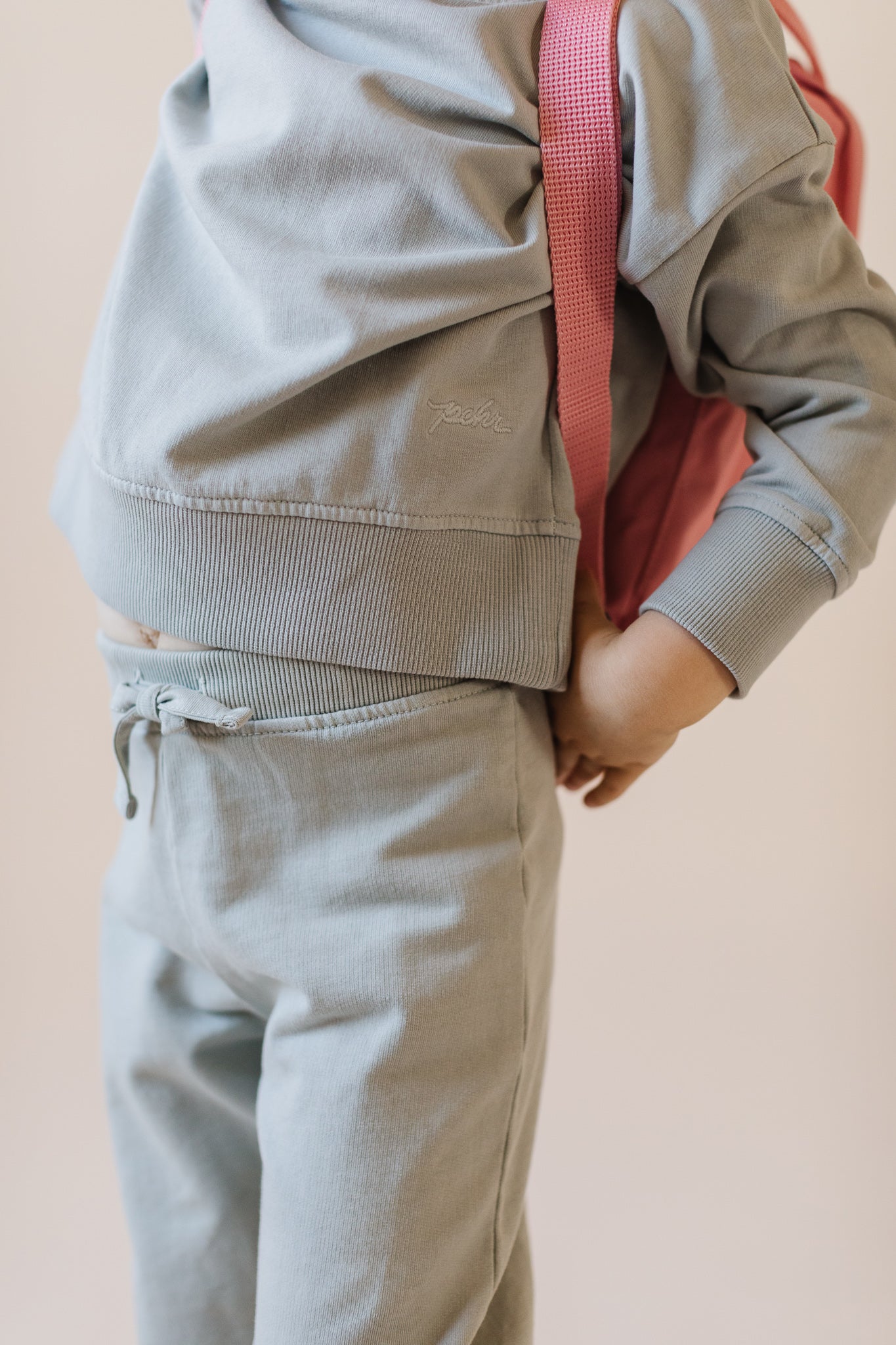 Pehr-French Terry Sweatshirt-Soft Sea-4