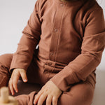 Pehr-Essentials Romper-Soft Clay-4