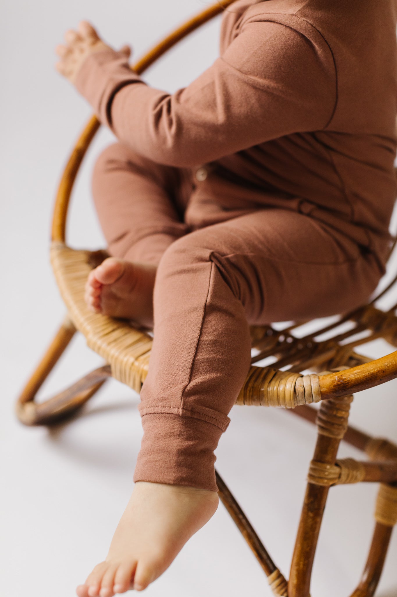 Pehr-Essentials Romper-Soft Clay-3