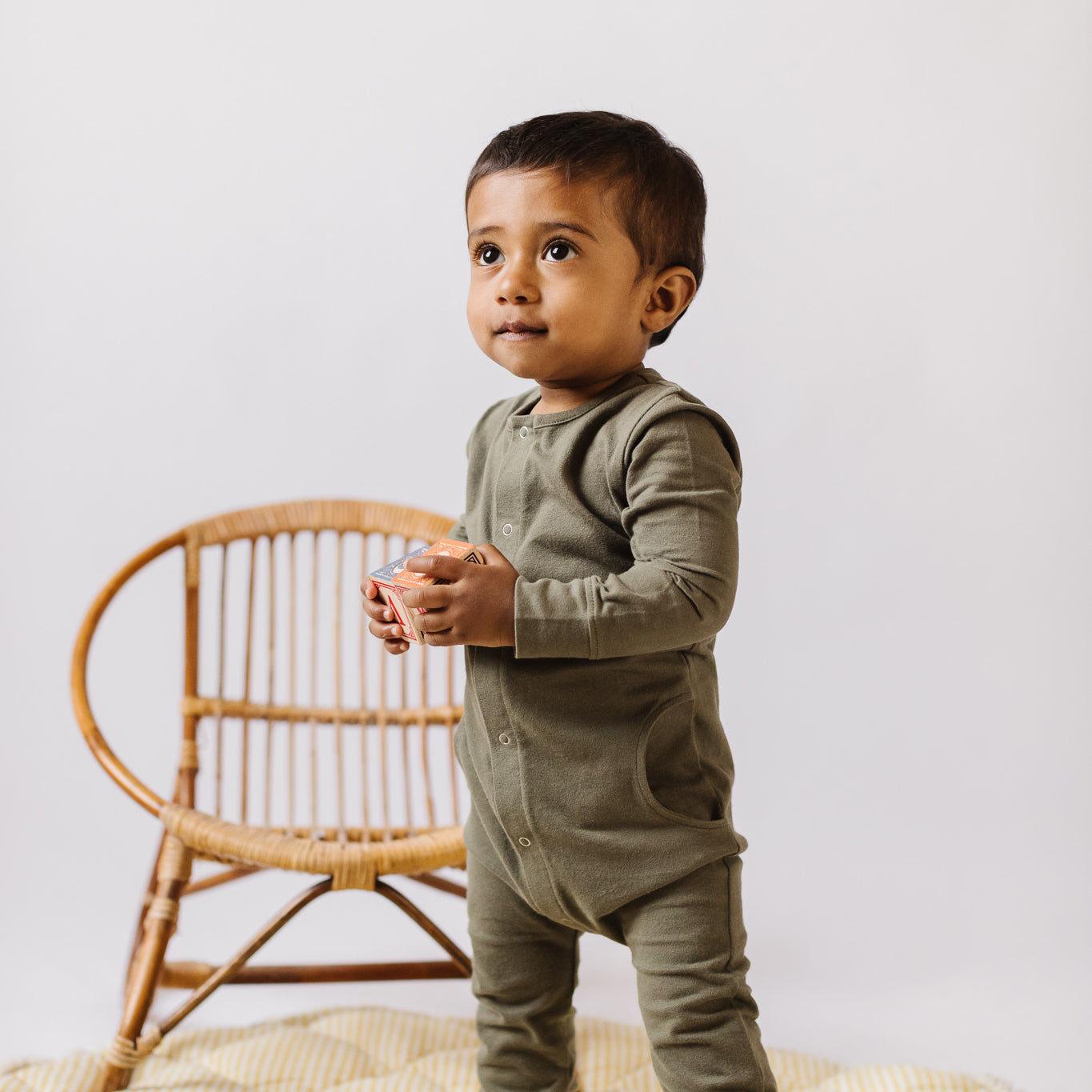 Pehr-Essentials Romper-Olive-3