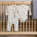 Pehr-Henley Patch Pocket Romper-Rush Hour-5