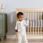 Pehr-Henley Patch Pocket Romper-Rush Hour-2