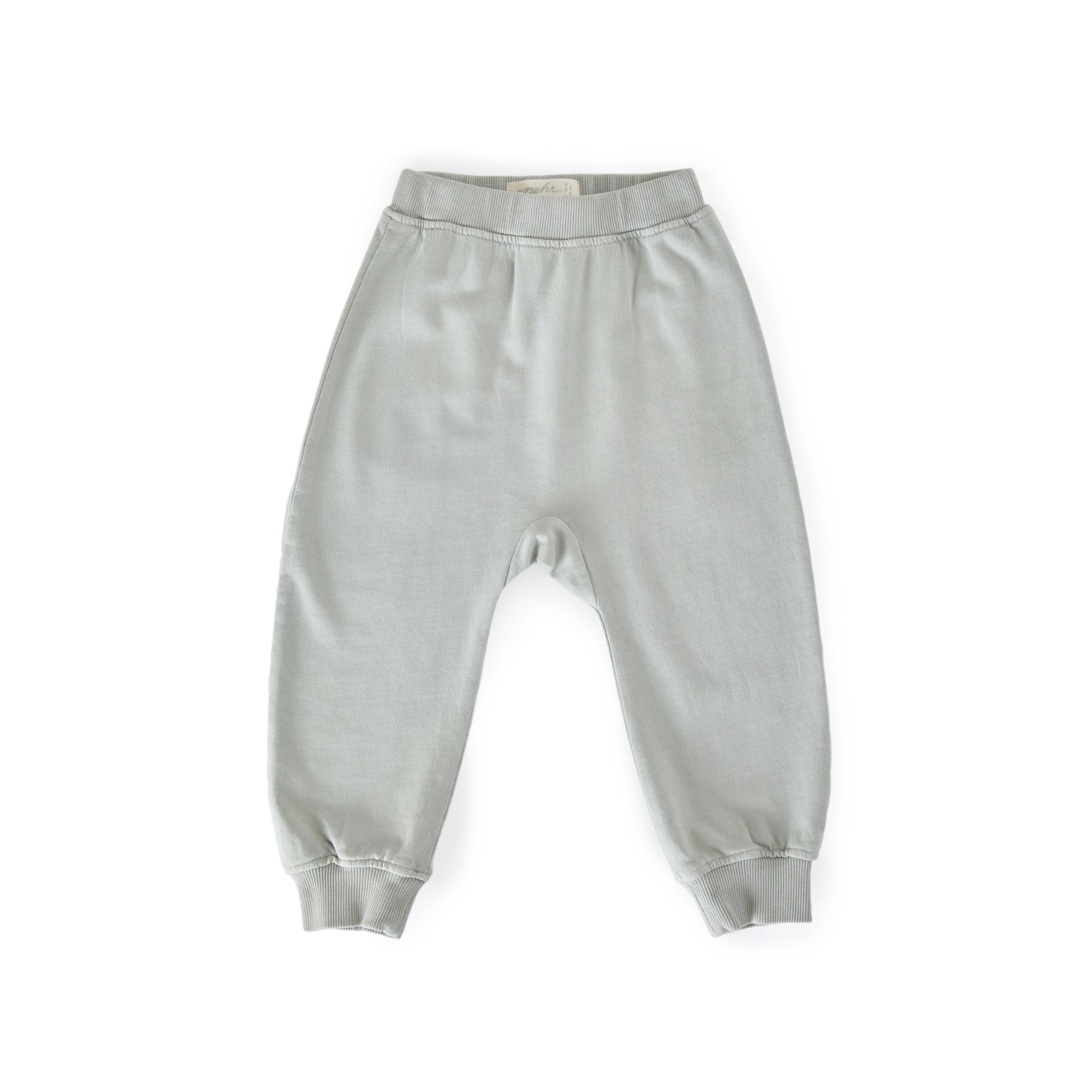 Pehr-French Terry Harem Pant-Soft Sea-1