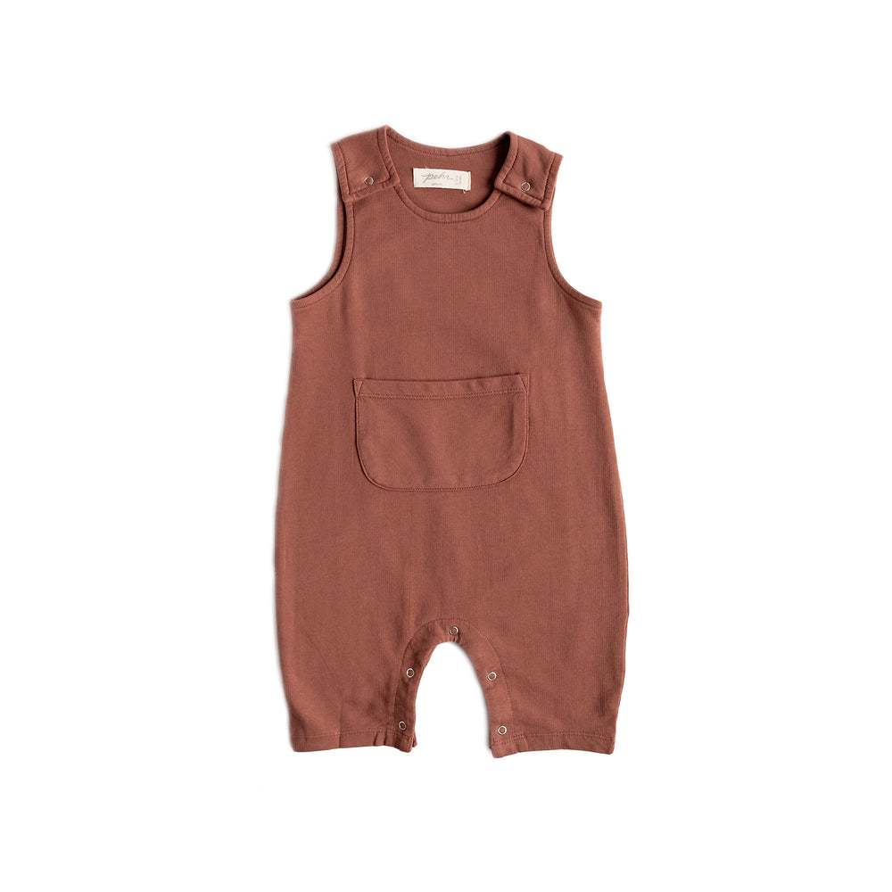 French Terry Overalls Overalls Pehr Canada Clay 0 - 3 mos. 