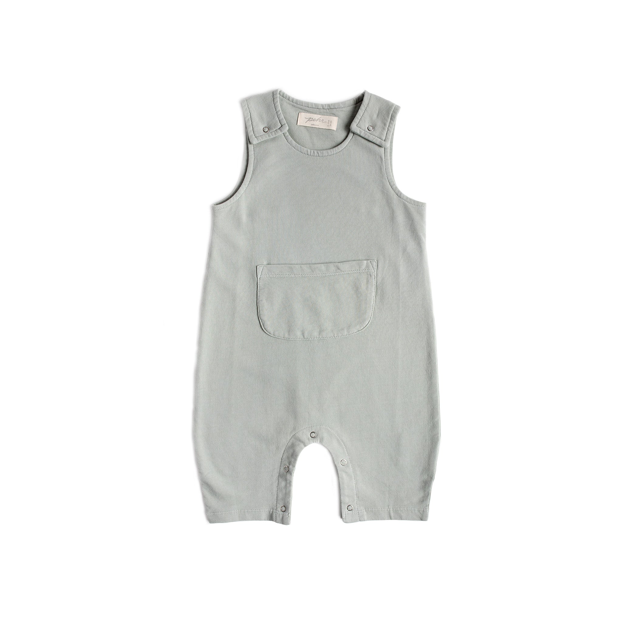French Terry Overalls Overalls Pehr Canada Soft Sea 0 - 3 mos. 