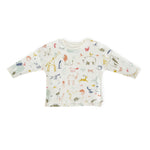 Pehr-Dropped Shoulder Long Sleeve Toddler Top-Into The Wild-1