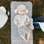 Striped On the Go Portable Changing Pad Changing Pad Pehr   