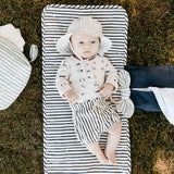 Striped On the Go Portable Changing Pad Changing Pad Pehr   