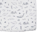 Crib Sheet Crib Sheet Pehr Life Aquatic  