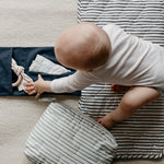 Striped On the Go Portable Changing Pad Changing Pad Pehr   