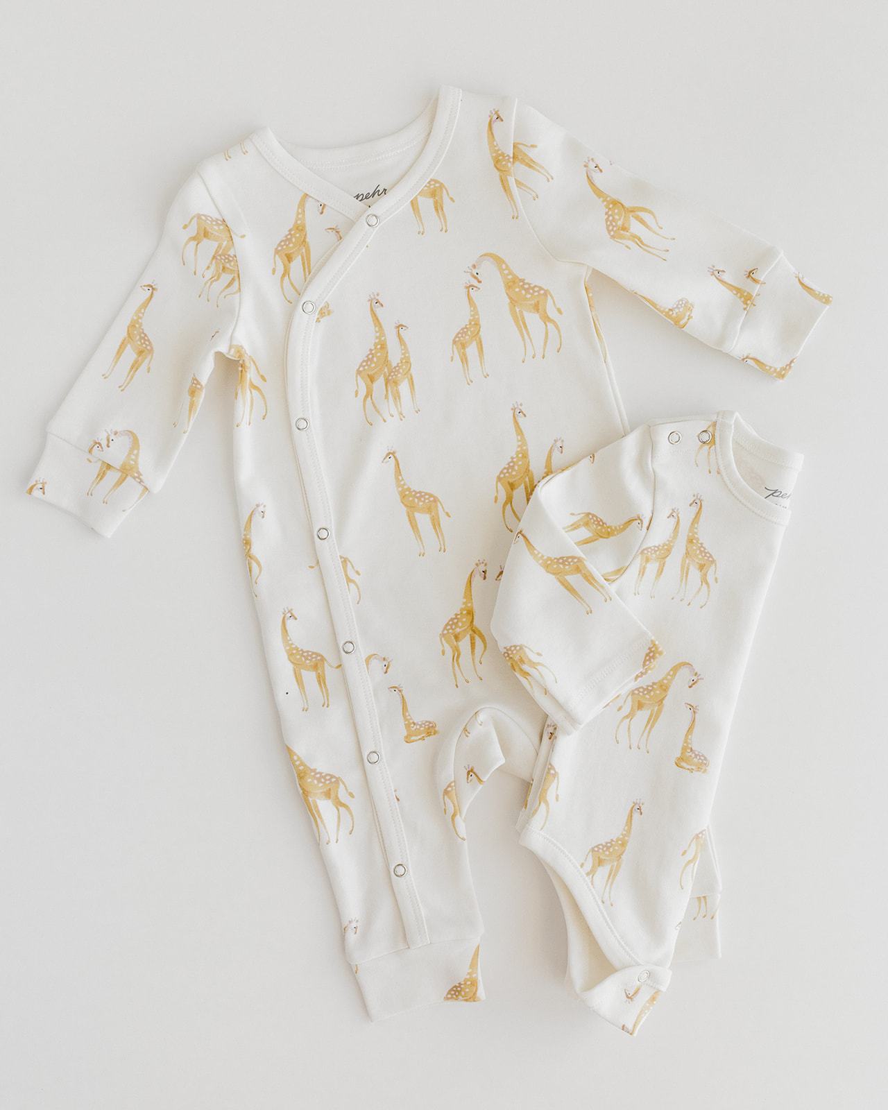 Pehr-Kimono Romper-Follow Me Giraffe-2