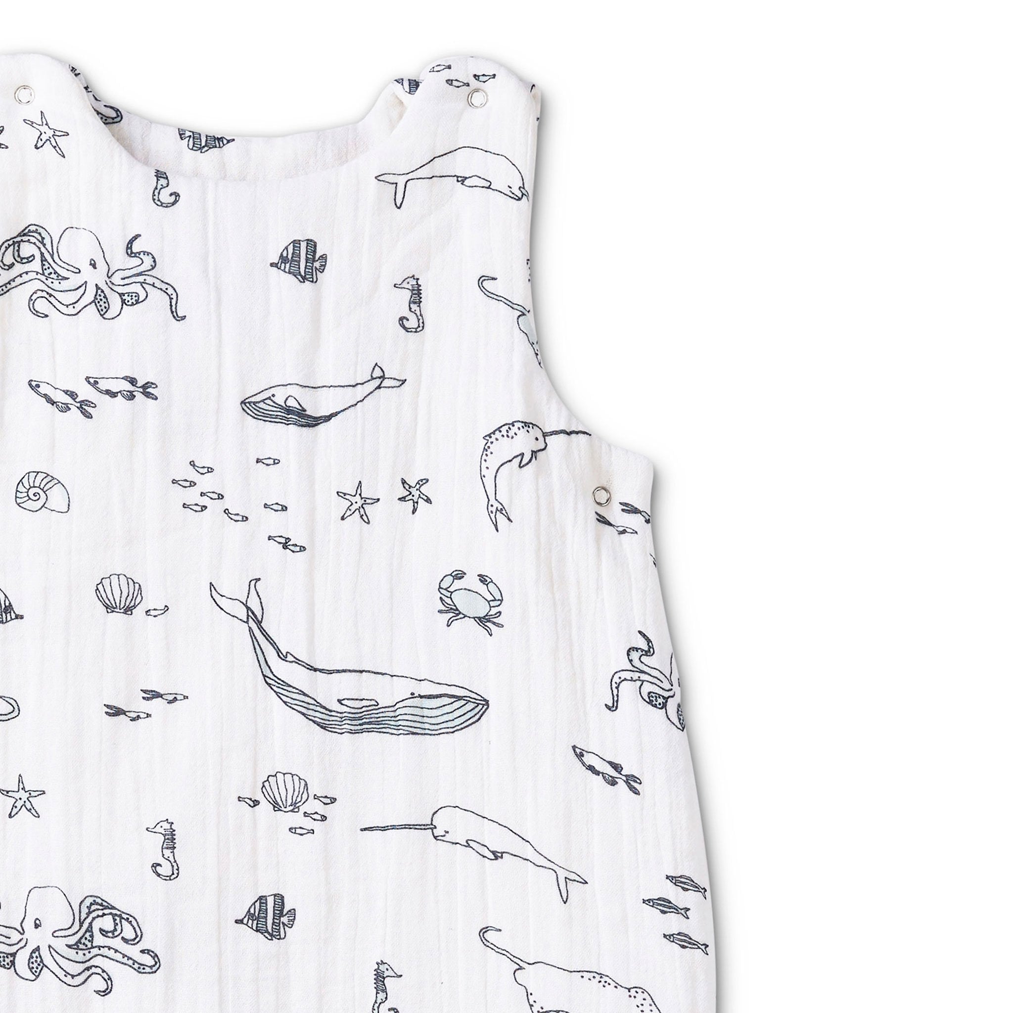 1.0 TOG Sleep Bag Sleep bag Pehr Life Aquatic 0 - 9 mos. 