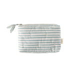 On The Go Mini Pouch Travel Pehr Canada Stripes Away Deep Sea Mini 