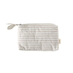 On The Go Mini Pouch Travel Pehr Canada Stripes Away Pebble Grey Mini 
