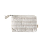 On The Go Mini Pouch Travel Pehr Canada Stripes Away Pebble Grey Mini 
