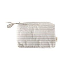 On The Go Mini Pouch Travel Pehr Canada Stripes Away Pebble Grey Mini 