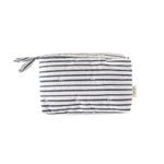 On The Go Mini Pouch Travel Pehr Canada Stripes Away Ink Blue Mini 