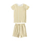 Short Sleeve Toddler Pajama (18 mos. - 5T) Sleep Pehr Canada Stripes Away Marigold 18 - 24 mos. 