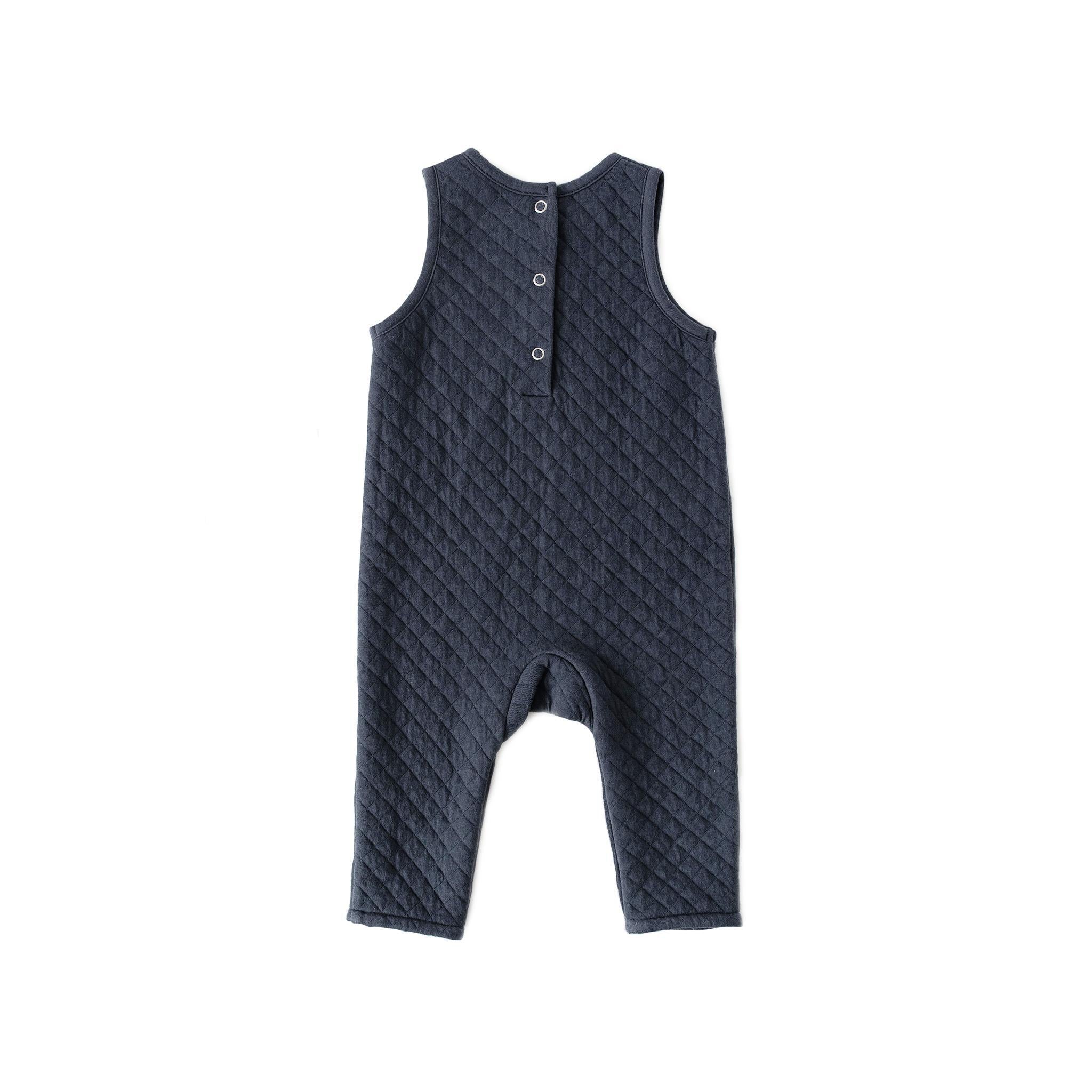 Pehr-Cozy Romper Overalls-Fountain Blue-5