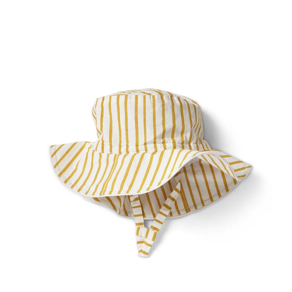 Bucket Hat Hat Pehr Stripes Away Marigold 0 - 6 mos. 