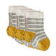Striped Crew Socks with Grips 3 - Pack 3-Piece Set Pehr Canada Sage Stripe Set 0 - 6 mos. 