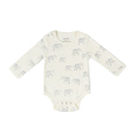 Shoulder Snap One-Piece One-Piece Pehr Follow Me Elephant 0 - 3 mos. 