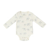 Shoulder Snap One-Piece One-Piece Pehr Follow Me Elephant 0 - 3 mos. 