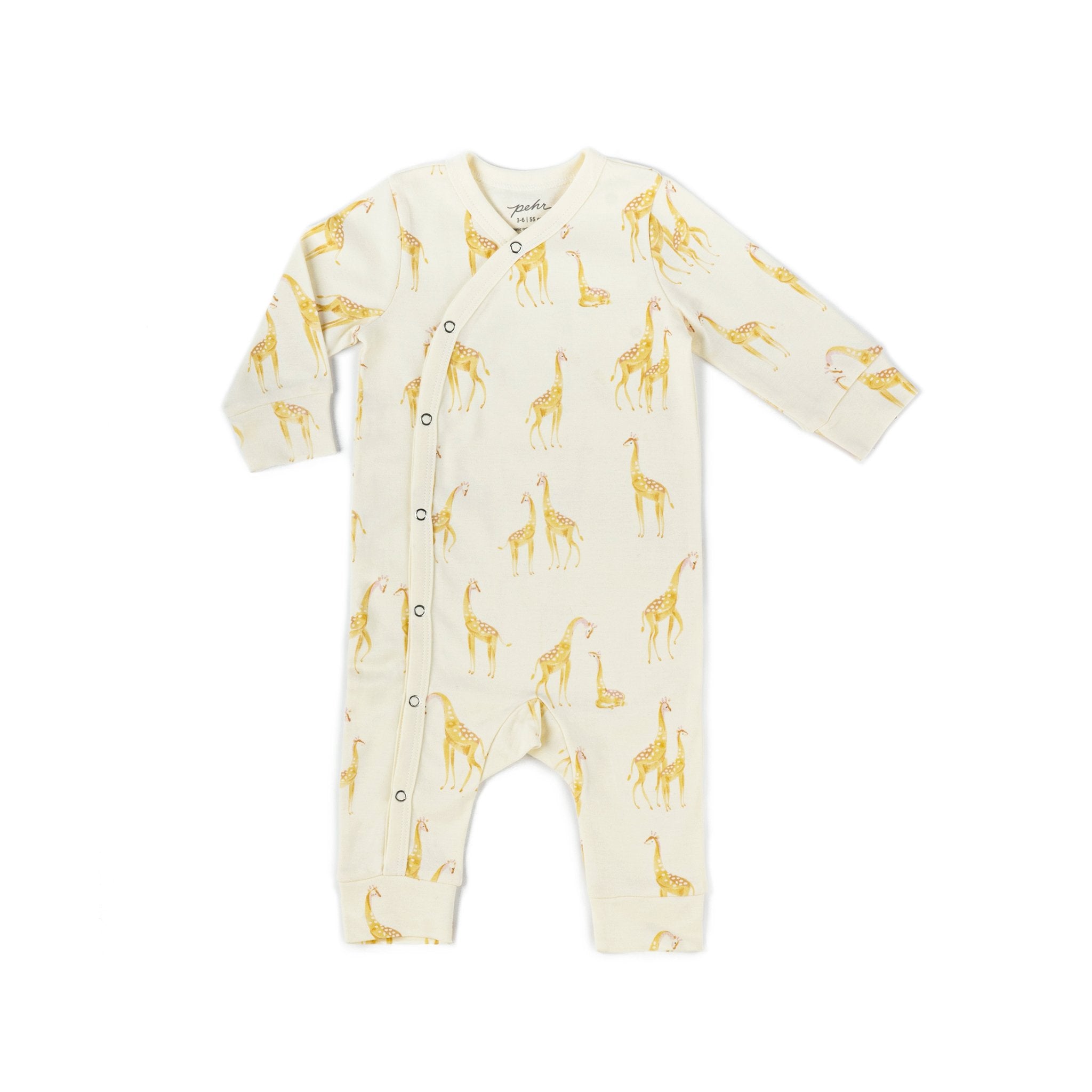 Pehr-Kimono Romper-Follow Me Giraffe-1