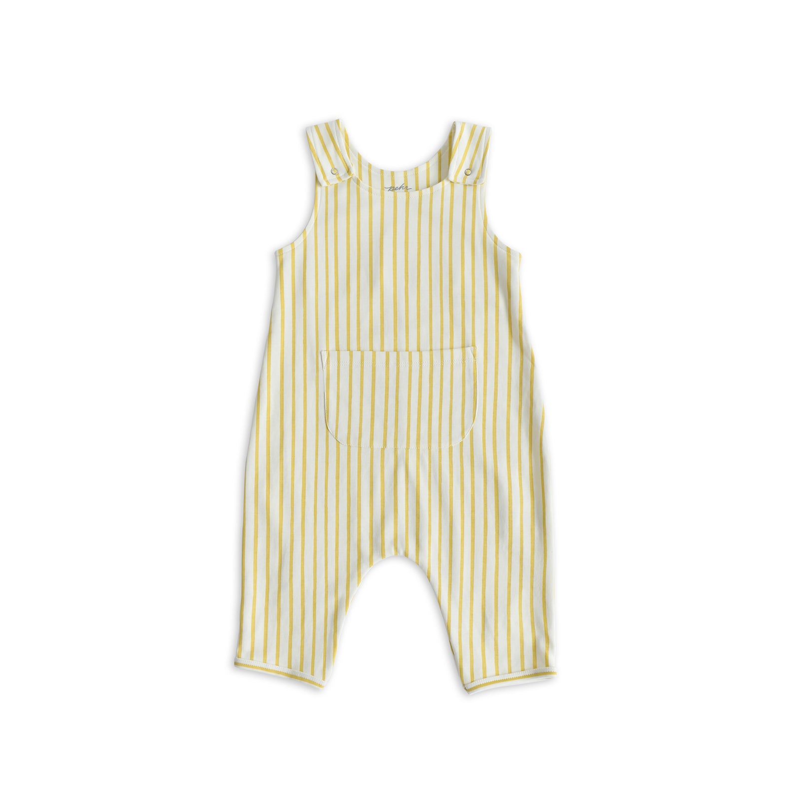 Overall Romper Pehr Stripes Away Marigold 0 - 3 mos. 