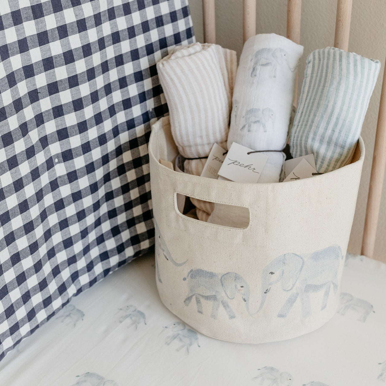 Follow Me Crib Sheet Crib Sheet Pehr   
