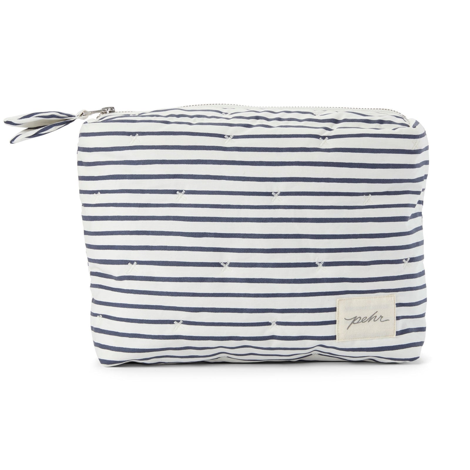 On The Go Pouch Pouch Pehr Stripes Away Ink Blue Medium 